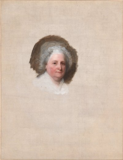 Martha Washington (The Athenaeum Portrait) by Gilbert Stuart